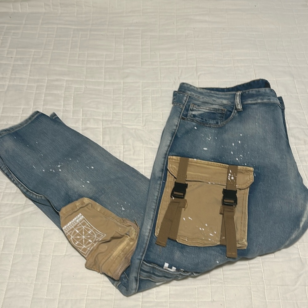 Decibel men’s cargo jeans in excellent pre-loved condition size 42/32